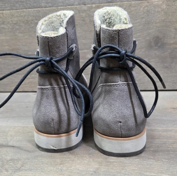 Merrell Juno Bluff Polar Waterproof Gray Suede Boot Womens J001548 - Picture 5 of 15